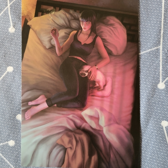 Signed Fairyloot IMMORTAL LONGINGS by Chloe Gong book with stenciled edges - Picture 8 of 9